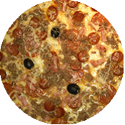 Pizza Cannibale (4 viandes) de la Pizzeria La Tour de Pizz à Bourg les Valence